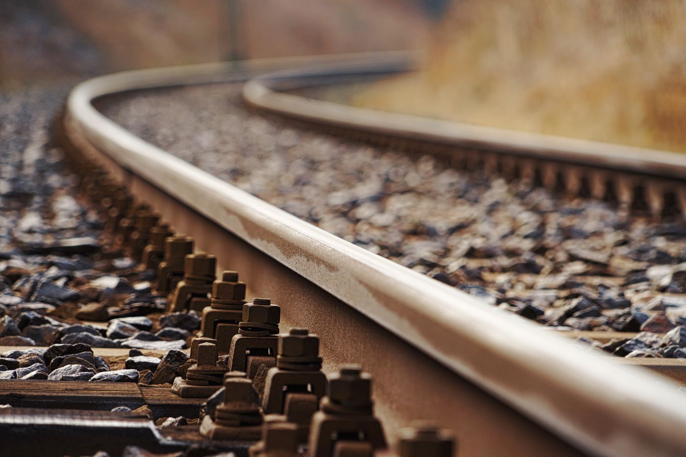 Bahngleissicherung – illustrative Stockfotografie